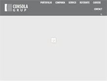 Tablet Screenshot of consola.ro